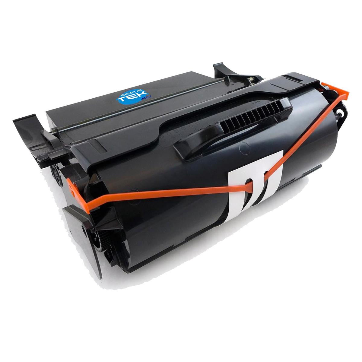Cartuccia toner nera con sigillo arancione e logo bianco "7".