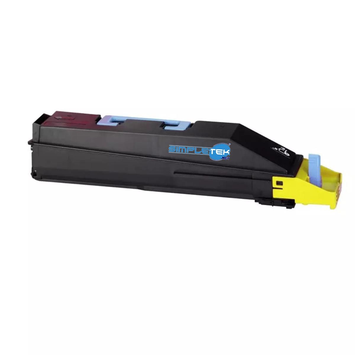 Cartuccia toner nera con accenti blu e gialli, etichettata 'SIMPLE TEK'.