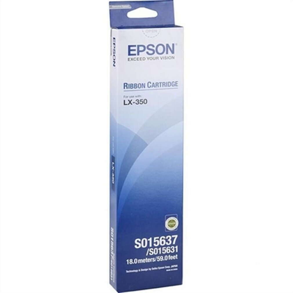 Scatola cartuccia nastro Epson per stampante LX-350, S015637/S015631.