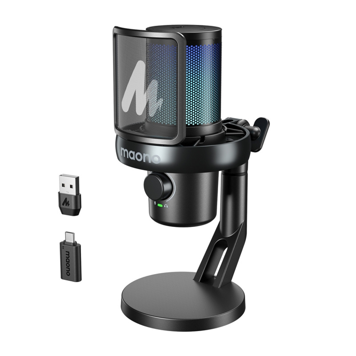 MAONO DM40 Microfono senza fili Kondensator Mikrofon Schwarz