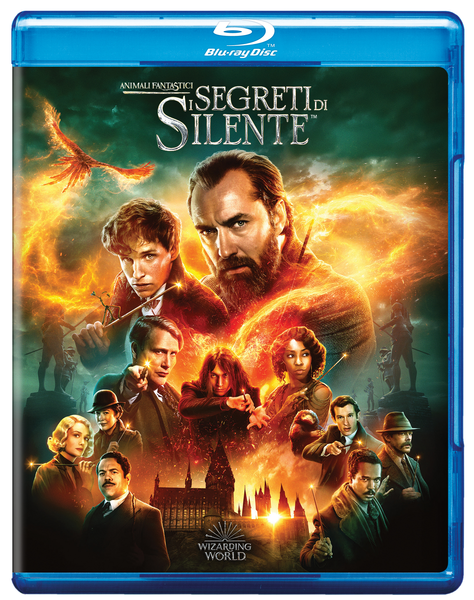 Poster del film con i personaggi di Animali Fantastici: I segreti di Silente.