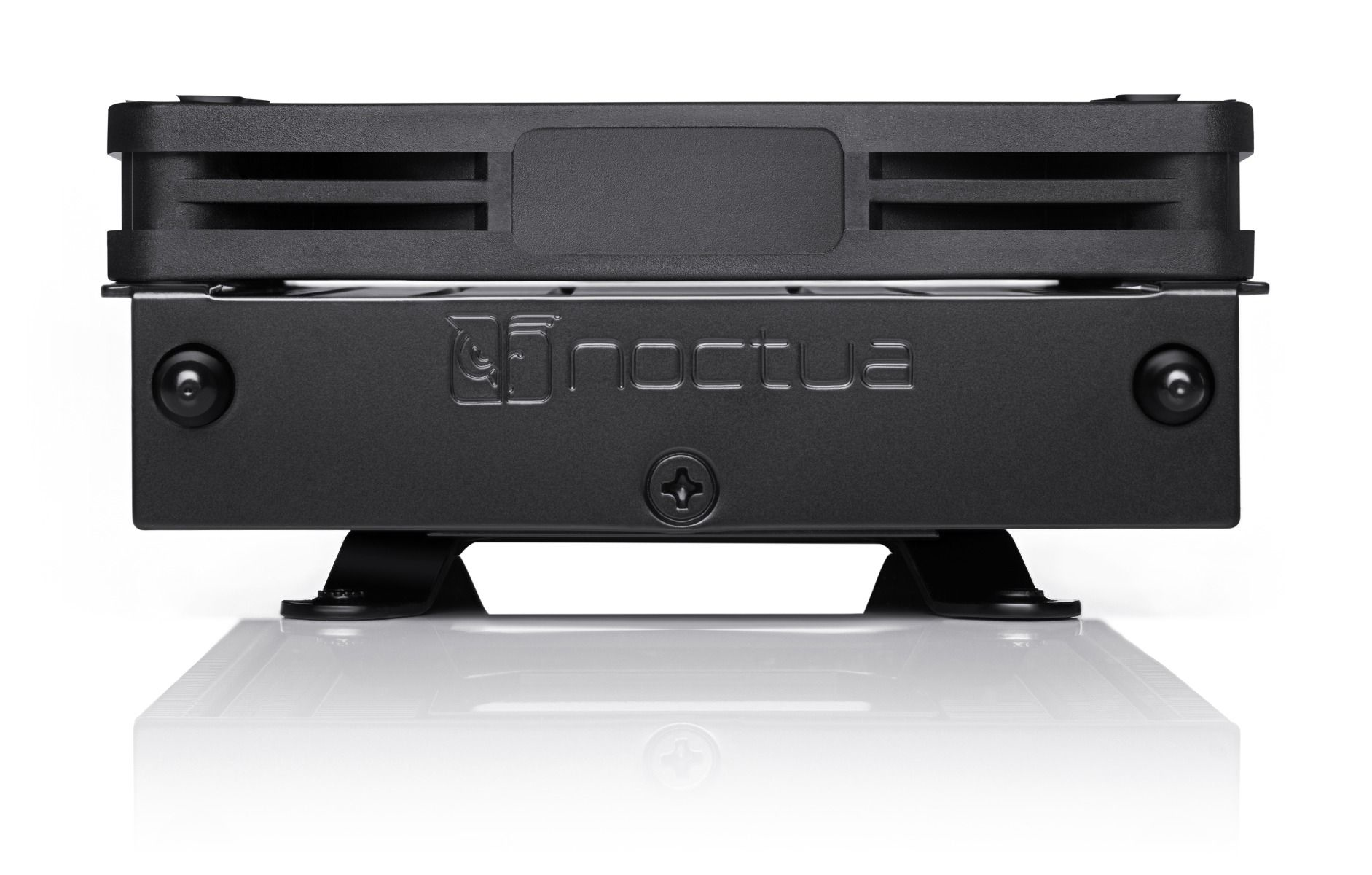 Controller ventola Noctua nero con prese d'aria sopra e logo frontale.
