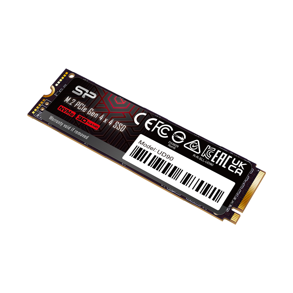 SSD SP M.2 PCIe Gen 4x4, modelo UD90, con NVMe 3D NAND. Garantía nula si se retira.