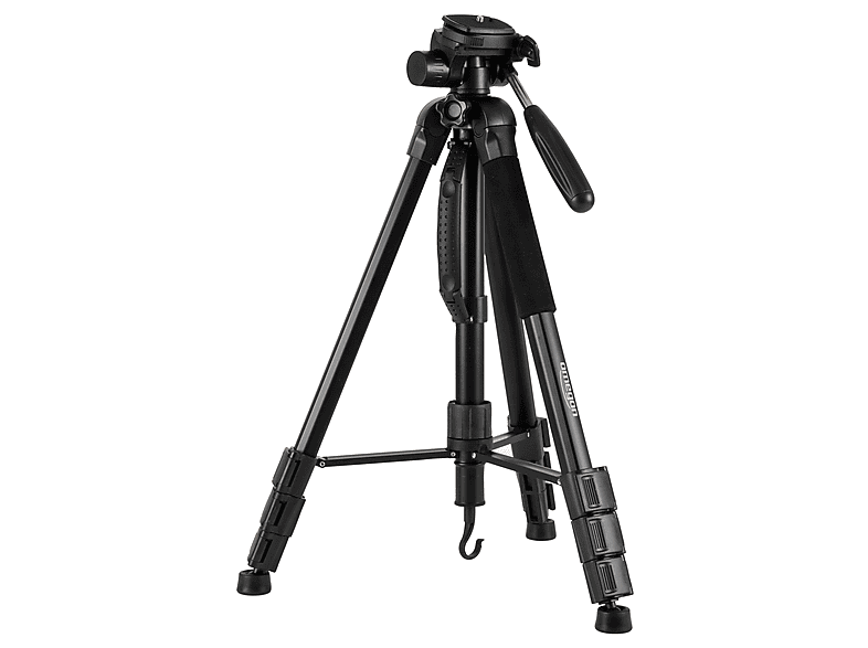 OMEGON Basic 200 BL mit Dreibeinstativ, Schwarz, Höhe offen bis 0 mm ...