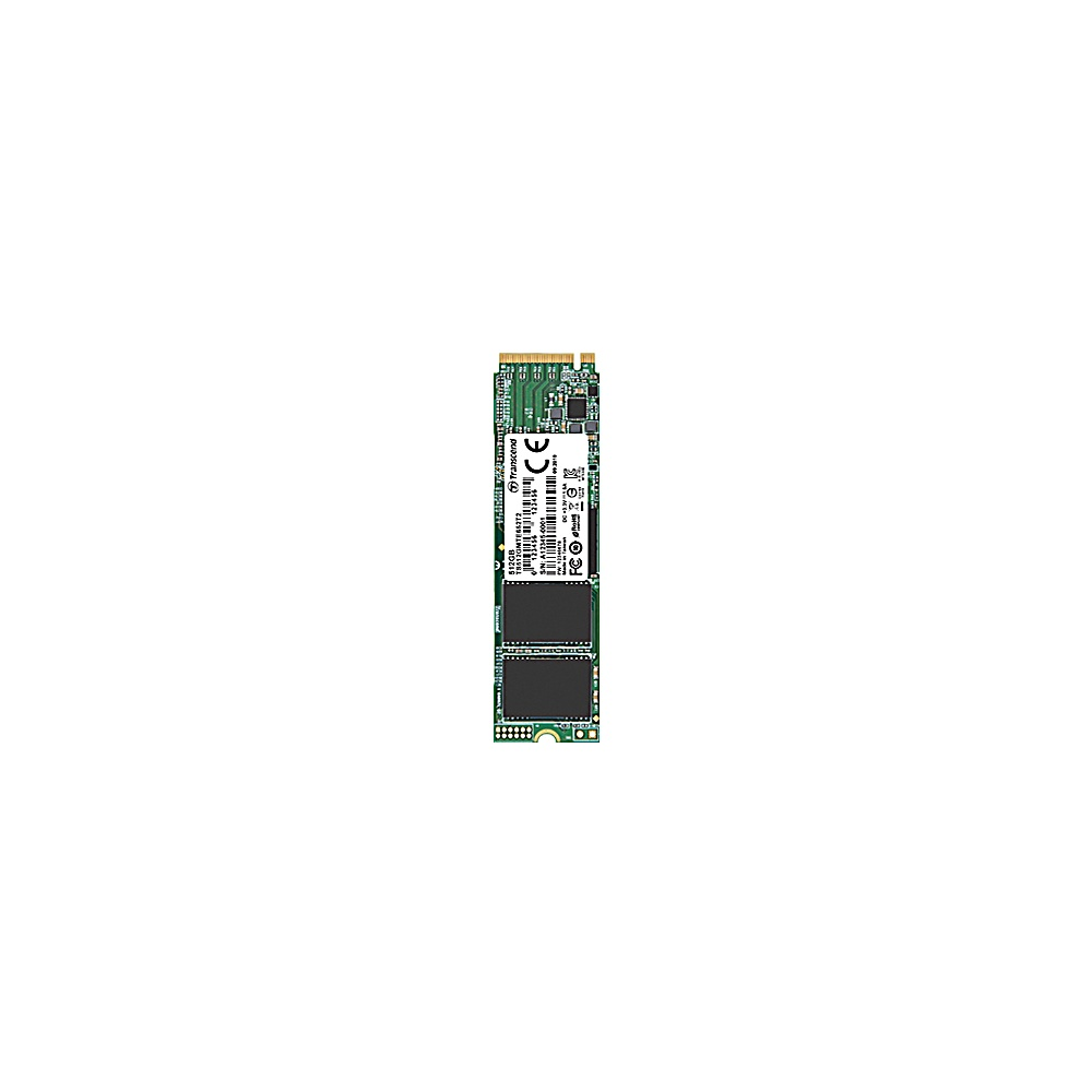 Una scheda verde con due chip neri e connettori dorati. È un piccolo SSD M.2.