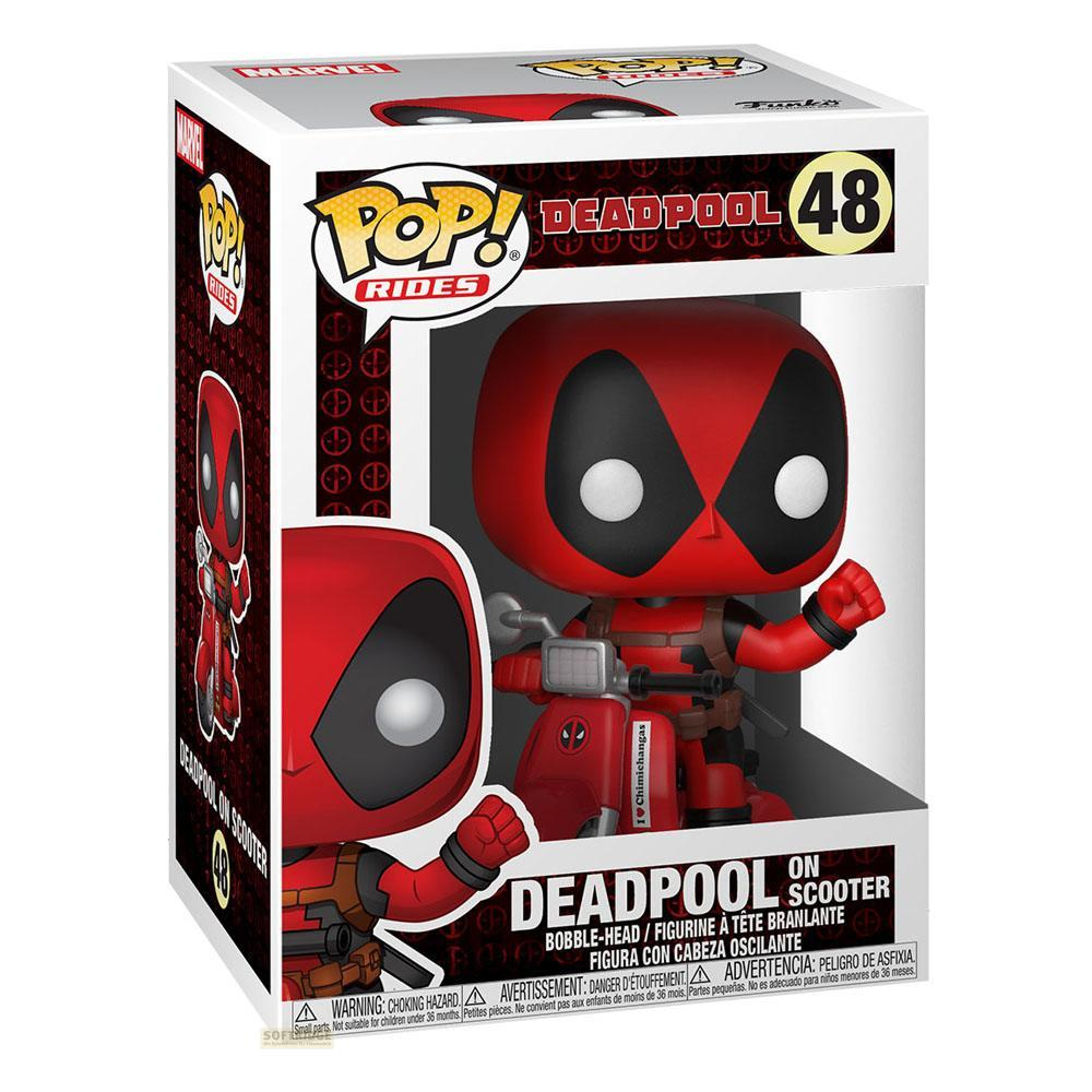 Figurka Funko Pop Deadpool na skuterze w pudełku