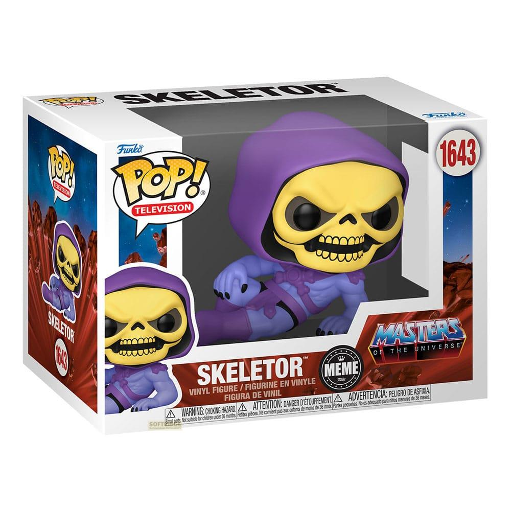 Figura Funko Pop de Skeletor en una caja con marca Masters of the Universe.