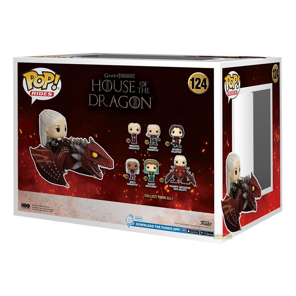Boîte Funko Pop! Game of Thrones House of the Dragon avec figurines.