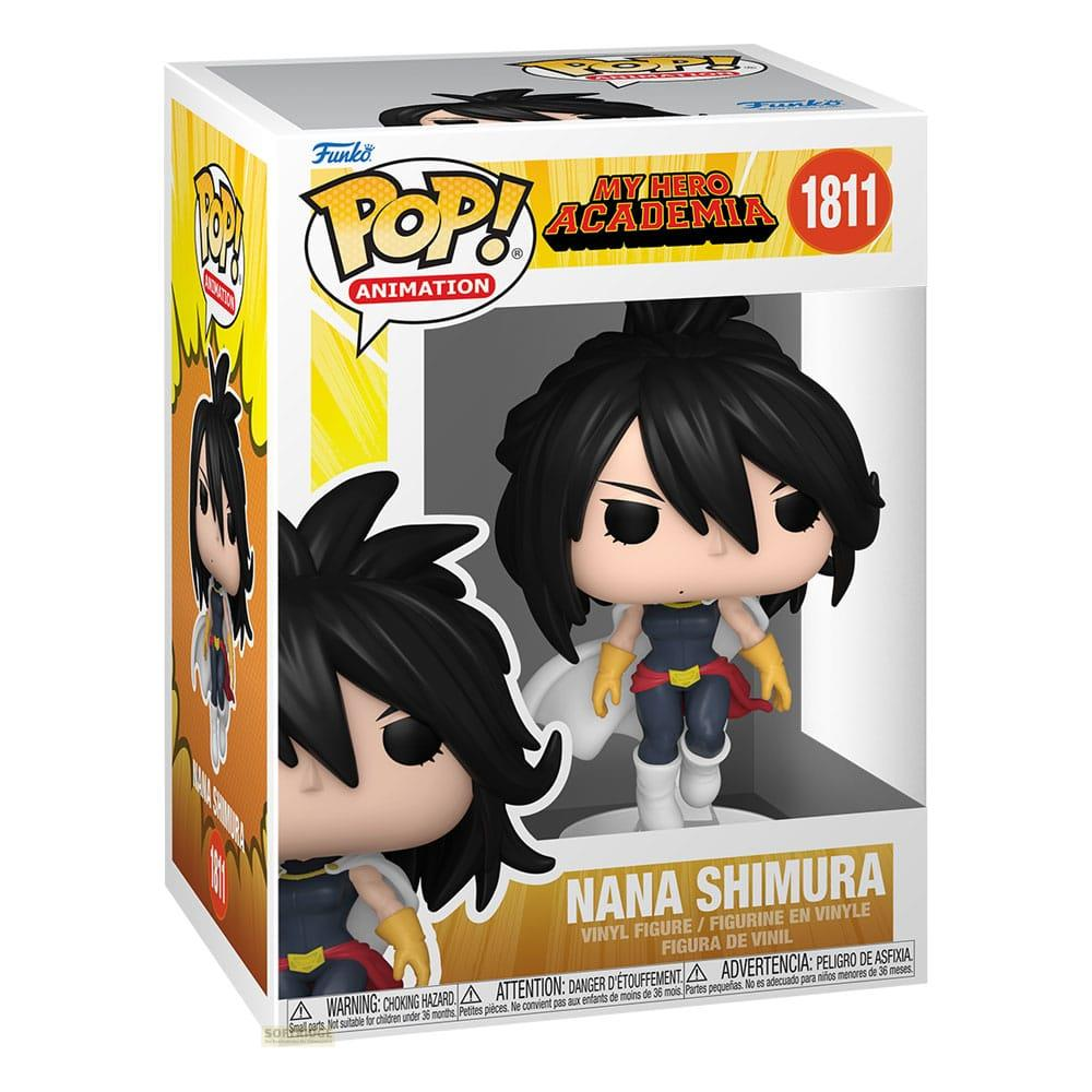 Figurka winylowa Funko Pop! Nana Shimura z My Hero Academia w pudełku.