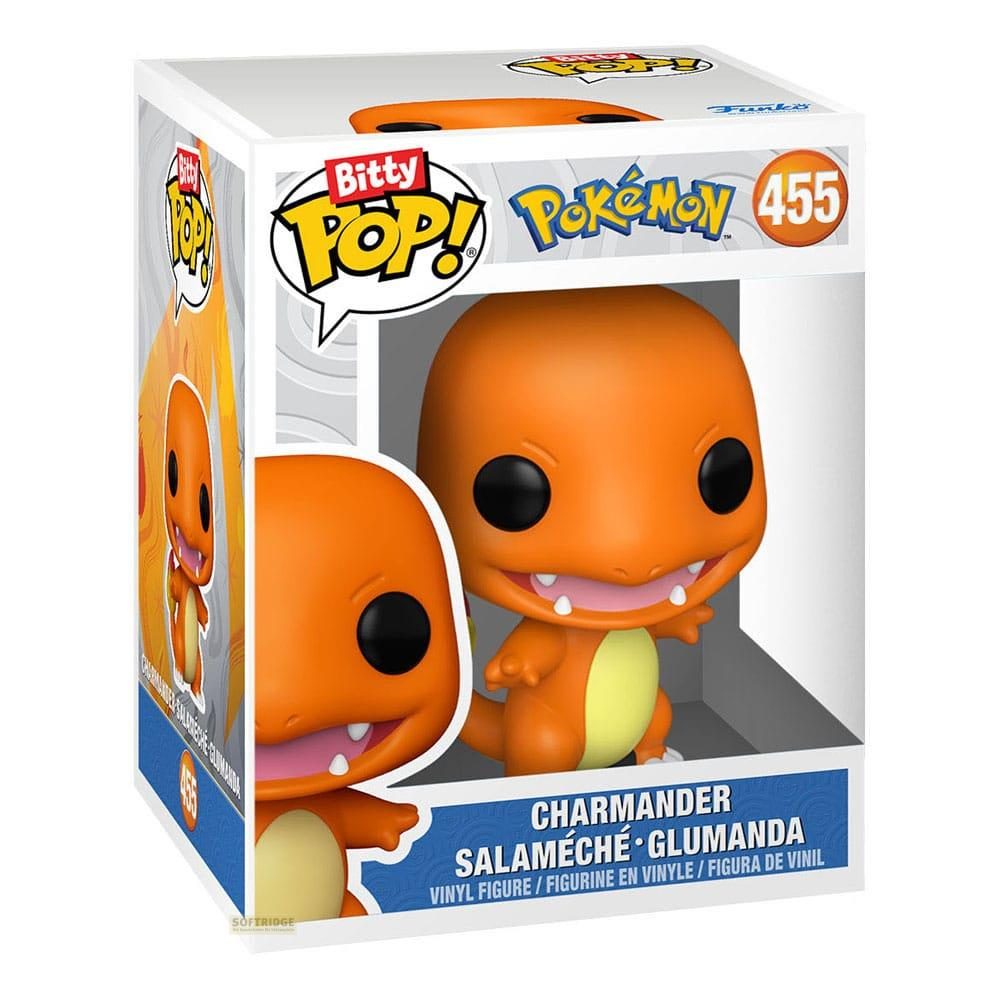 Funko Pop! Charmander Figur in Pokémon-Verpackung, Nummer 455.