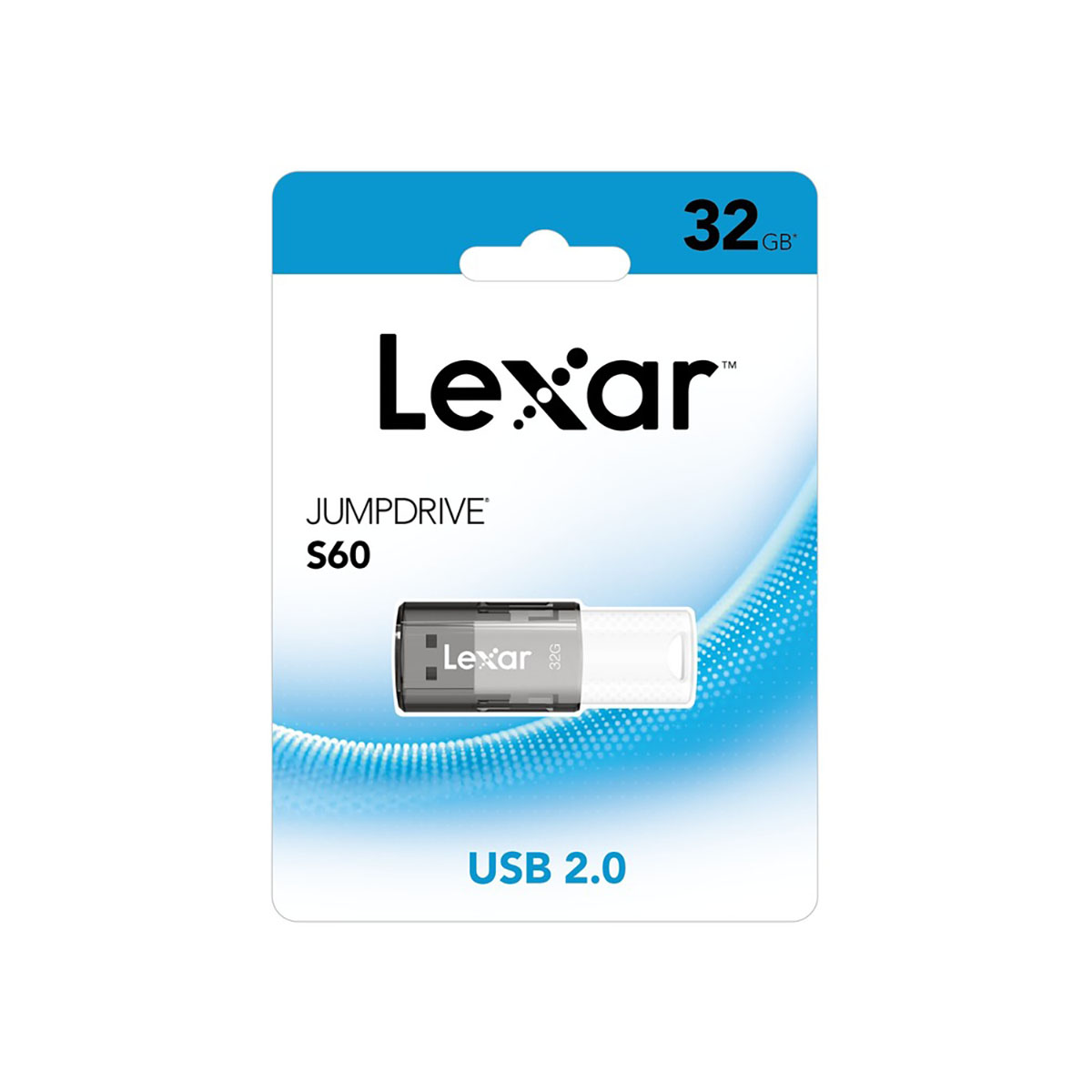 Pamięć USB Lexar Jumpdrive S60 32GB USB 2.0 w opakowaniu detalicznym.