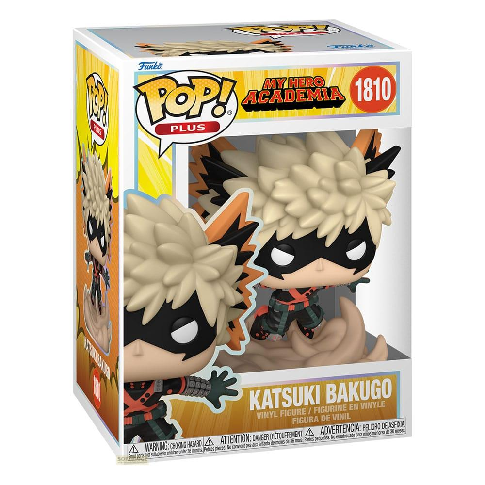 Figurka winylowa Funko Pop! Katsuki Bakugo w pudełku, z My Hero Academia.
