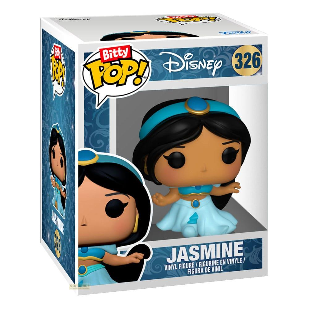 Figurka winylowa Funko Pop! z postacią Jasmine z Disney w niebieskim stroju i tiarze.