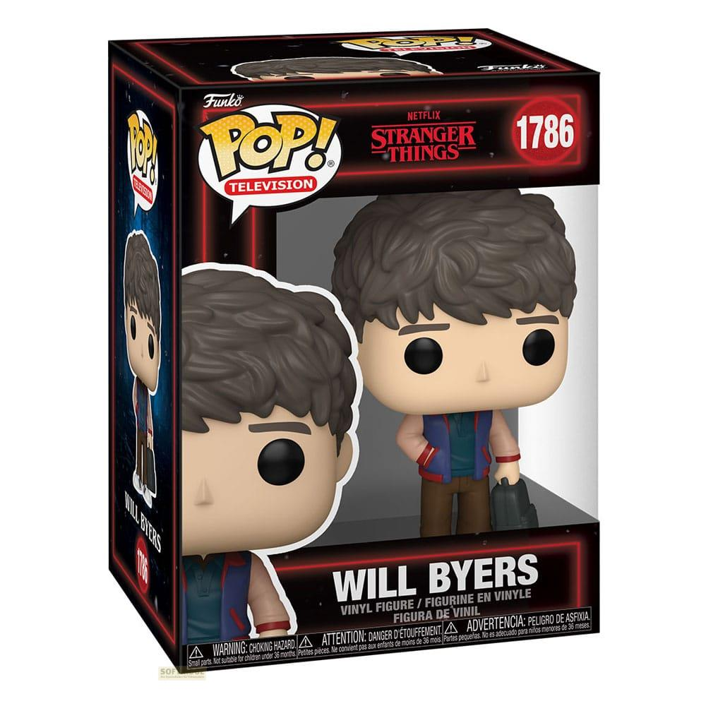 Figura Funko Pop de Will Byers de Stranger Things, n.º 1786, en su embalaje.