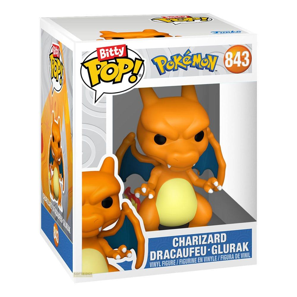 Ein Funko Pop! Vinyl-Sammlerstück von Charizard, der Pokémon-Figur.