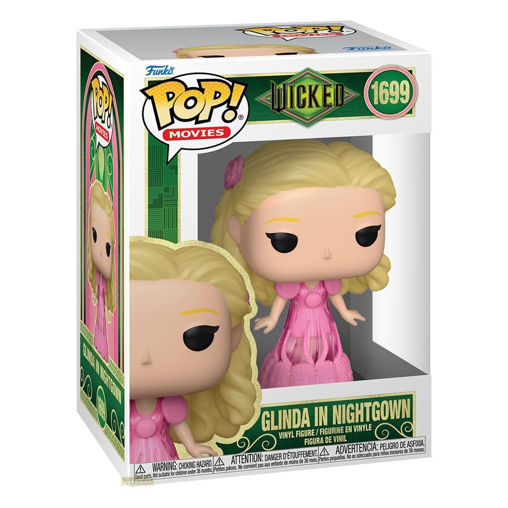 Figura de vinilo Funko Pop Glinda en camisón de Wicked, número 1699.