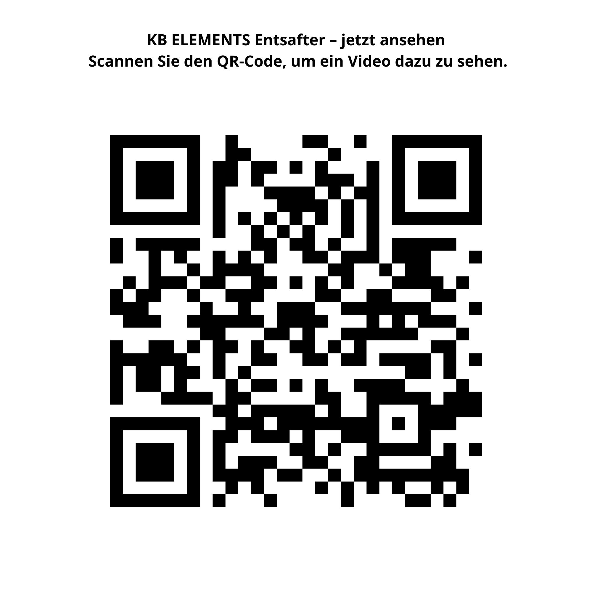 QR-Code zum Ansehen eines Videos über den KB ELEMENTS Entsafter.