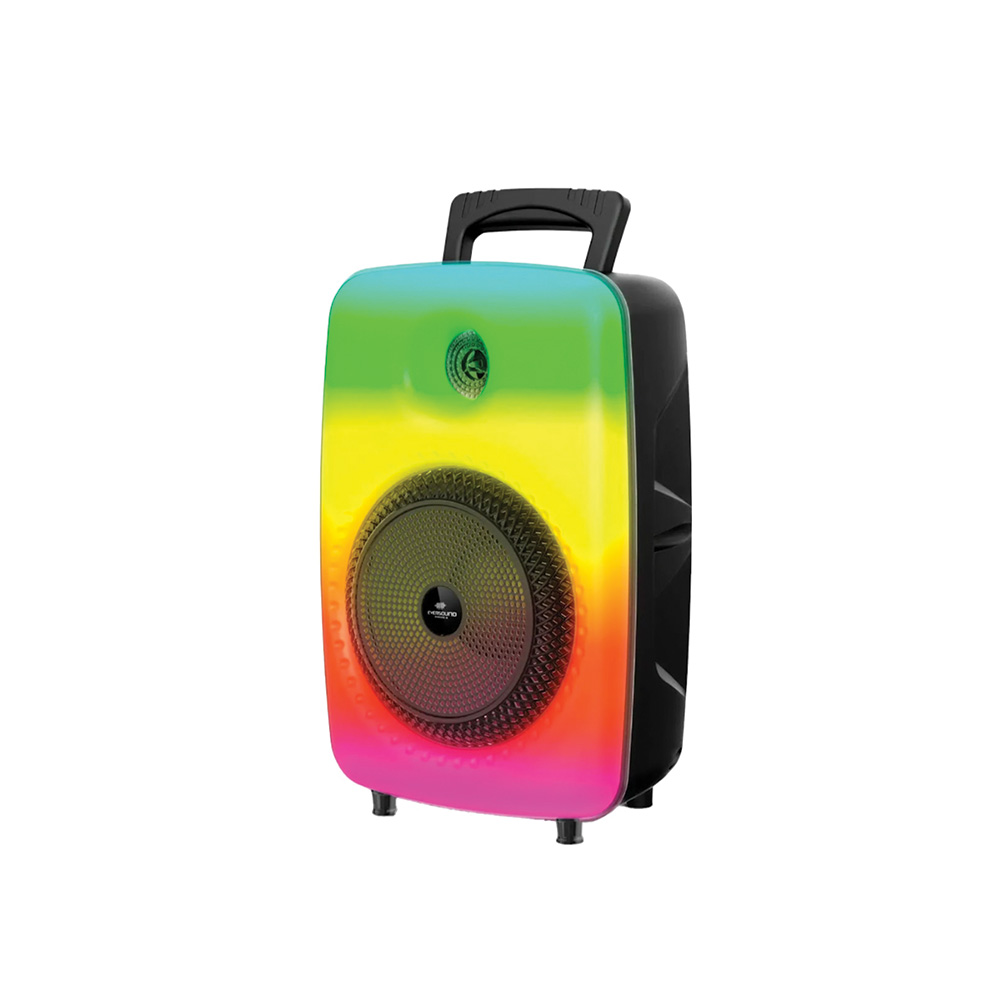 TORIMA GTS-1802 Mikrofonlu Rgb Işıklı Taşınabilir Parti Speaker Bluetooth Hoparlör Siyah