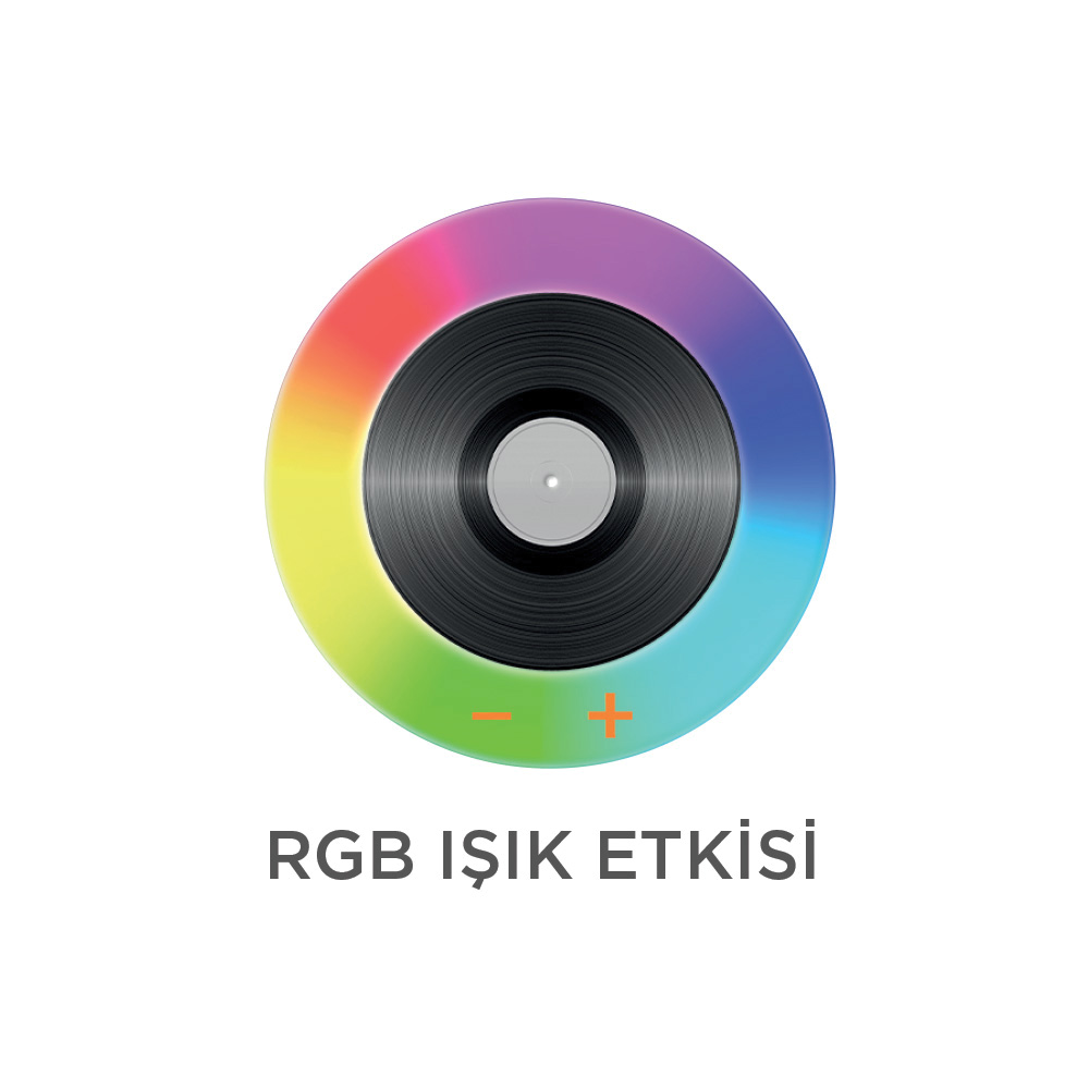 TORIMA D73 RGB LED Işıklı Kablosuz Bluetooth Hoparlör Siyah Fiyat