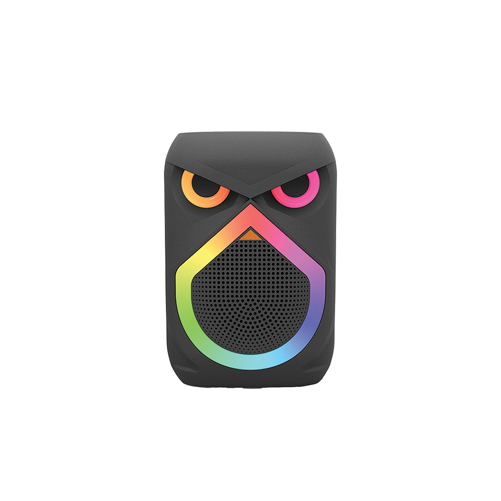 TORIMA D80 Kablosuz Taşınabilir 12W RGB Işıklı Mikrofonlu Bluetooth Hoparlör Siyah
