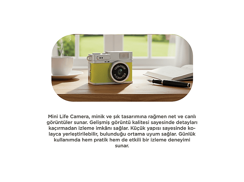 TORIMA CMR35 Video Kamera Mini Anahtarlık 1080P Dijital Fotoğraf