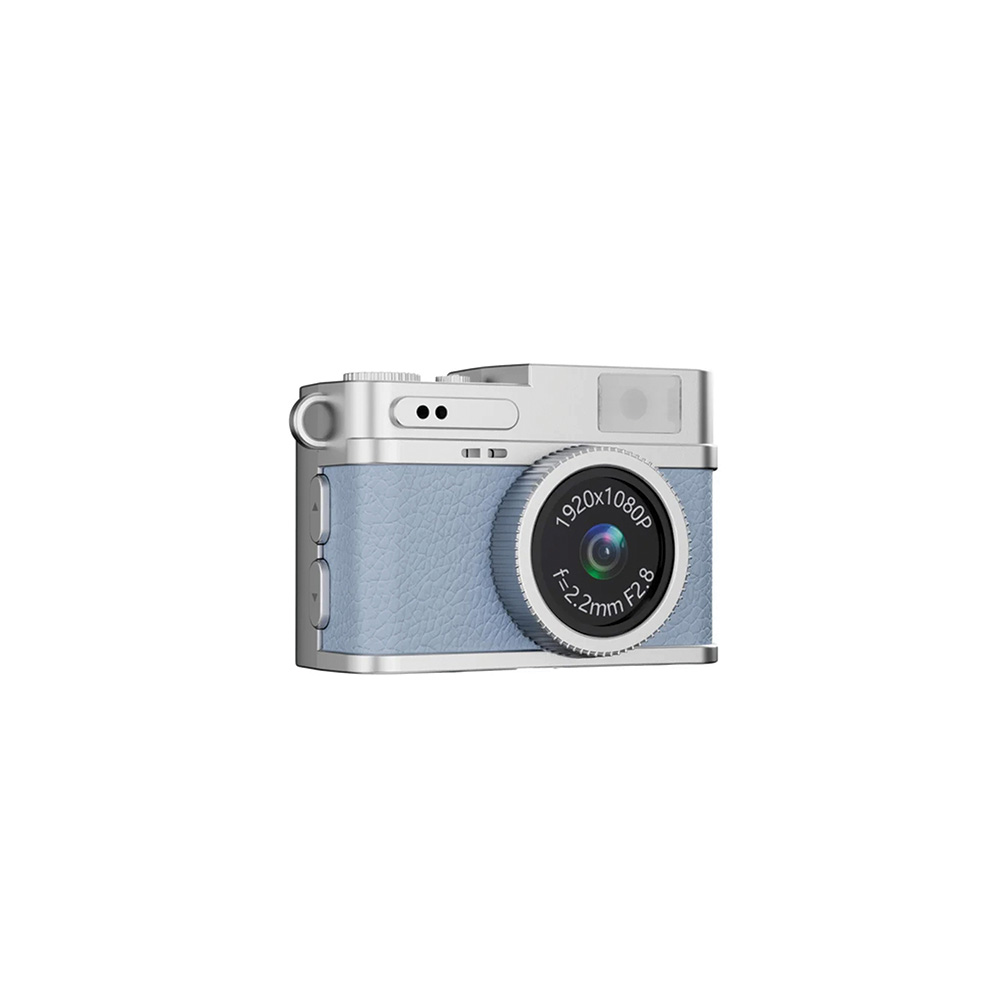 TORIMA CMR35 Video Kamera Mini Anahtarlık 1080P Dijital Fotoğraf Makinesi Mavi