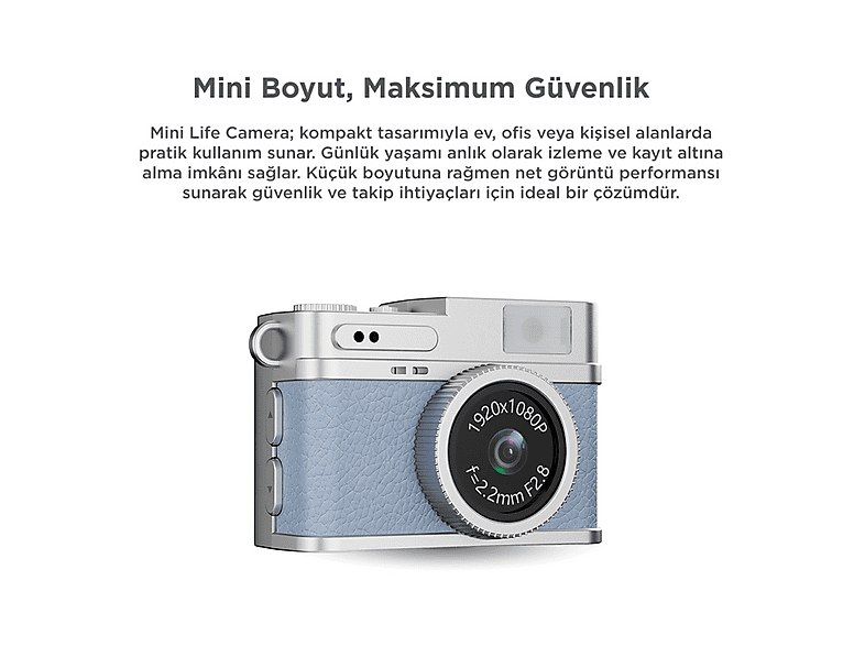 TORIMA CMR35 Video Kamera Mini Anahtarlık 1080P Dijital Fotoğraf