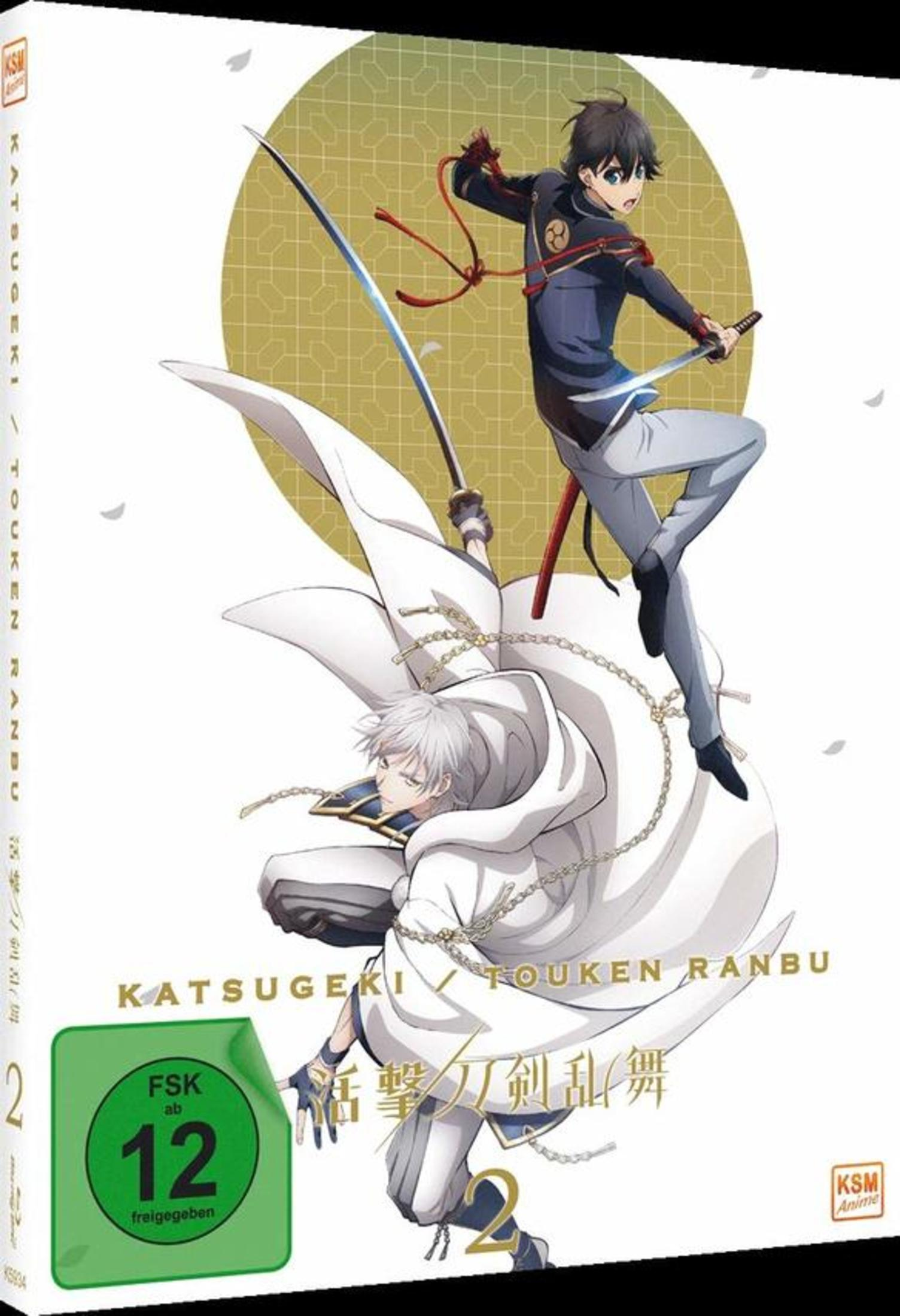 Copertina DVD anime con due spadaccini, rating FSK 12.