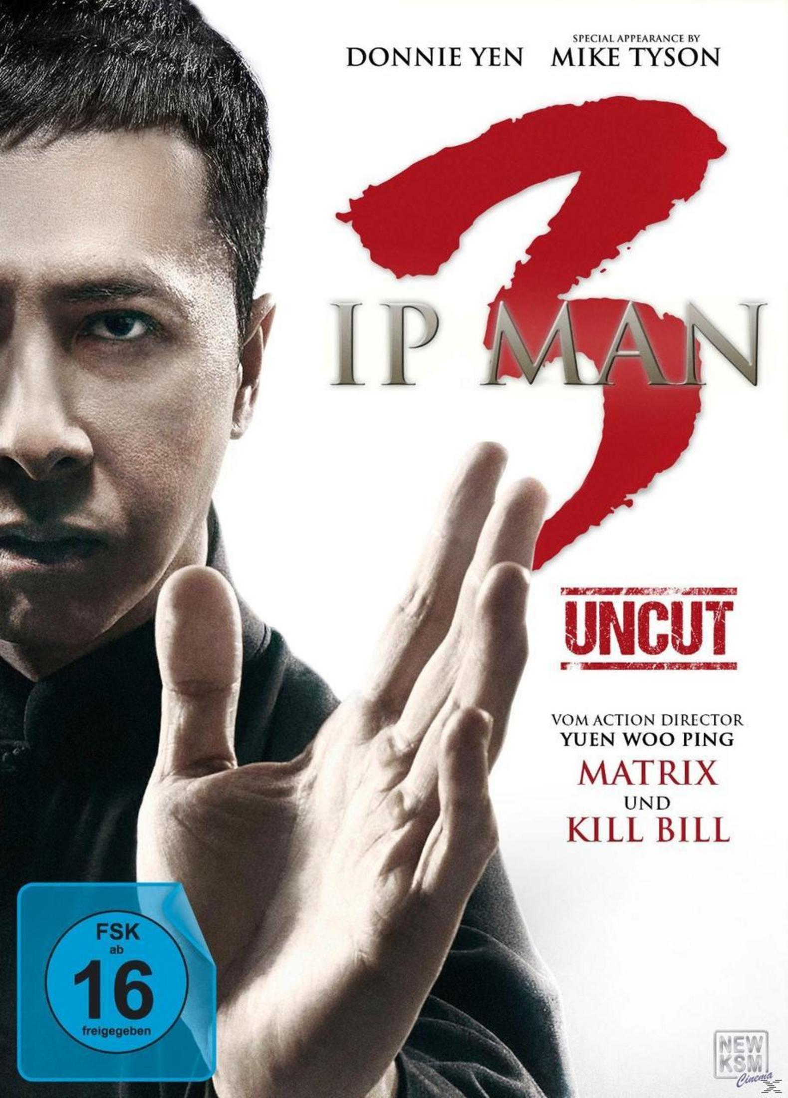 Poster del film Ip Man 3 con Donnie Yen e Mike Tyson. FSK 16.