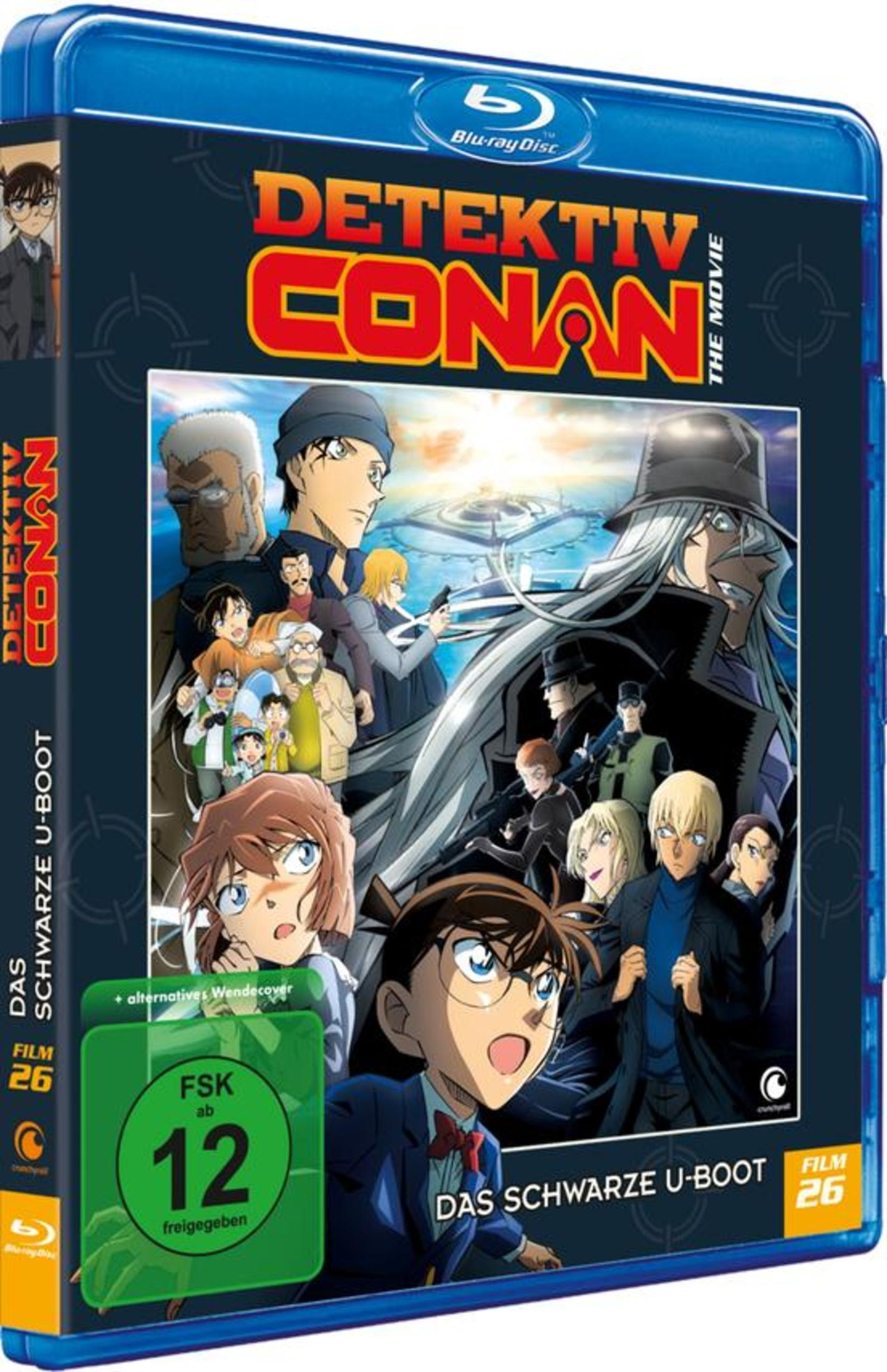 Detective Conan: The Movie, copertina Blu-ray con personaggi e rating FSK 12.