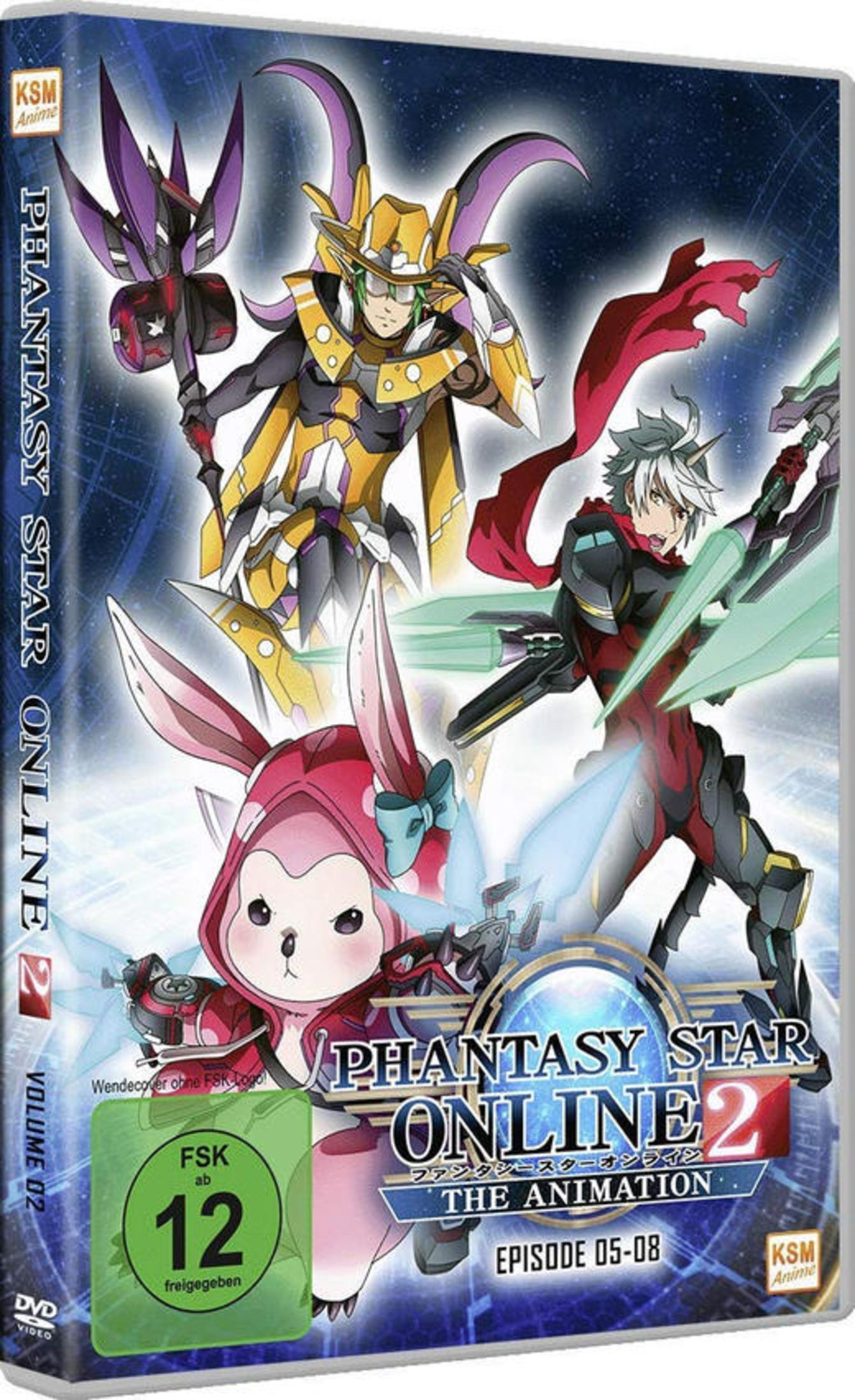 Personaggi anime in pose d'azione su una copertina DVD con rating FSK 12.