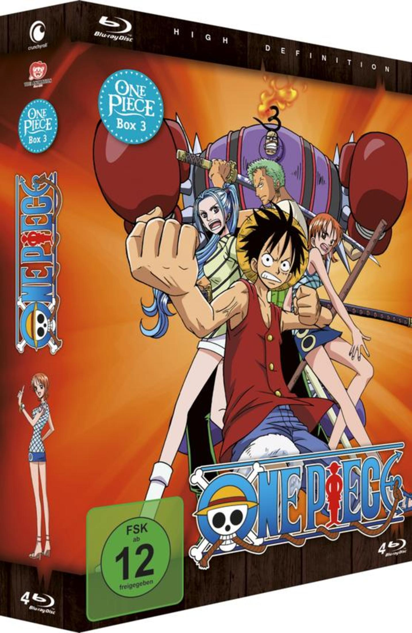 Personaggi anime, One Piece Box 3 Blu-ray, FSK 12.