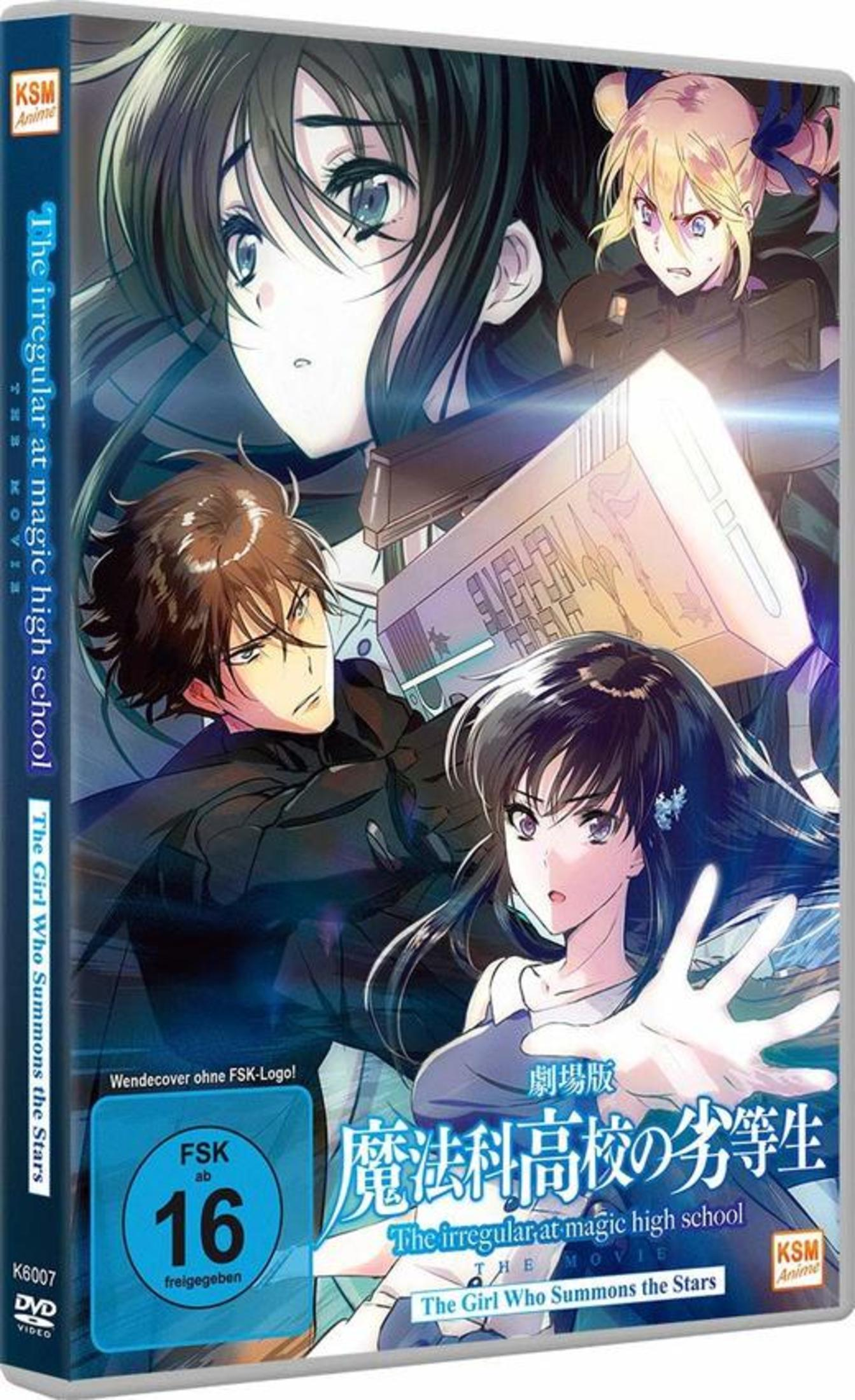 Copertina DVD anime con quattro personaggi, titolo e rating FSK 16.