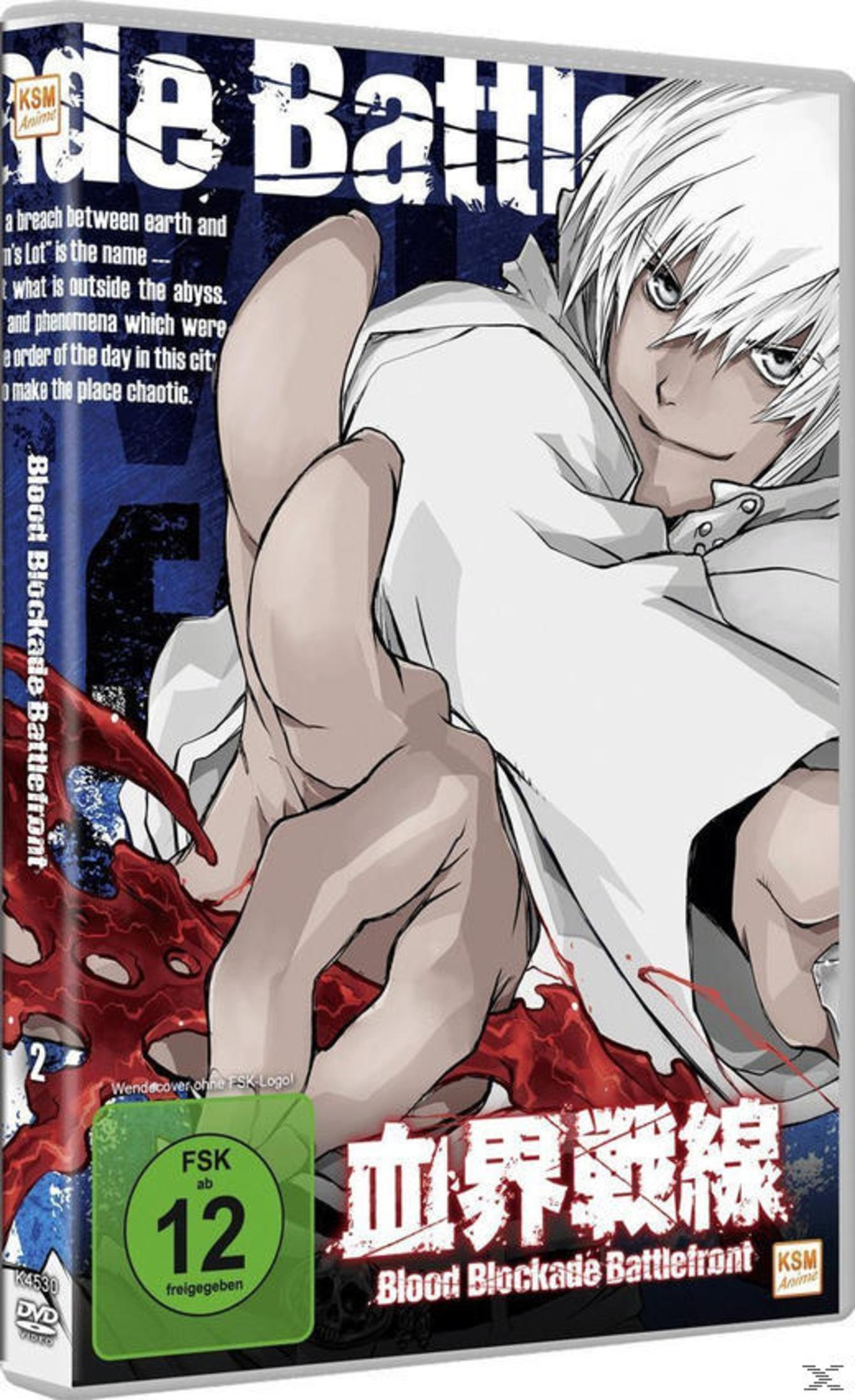 Copertina DVD Anime: Uomo capelli bianchi, liquido rosso, rating FSK 12 tedesco.