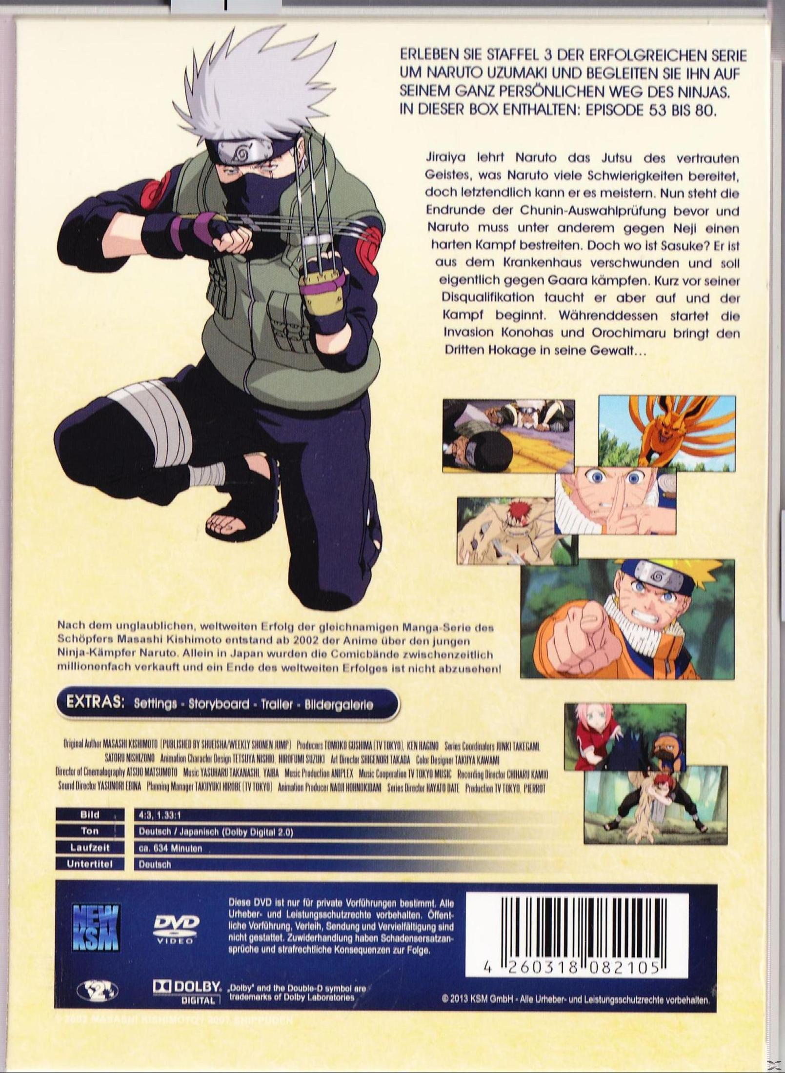 Personaggio di Naruto Kakashi con shuriken e testo sulla serie.