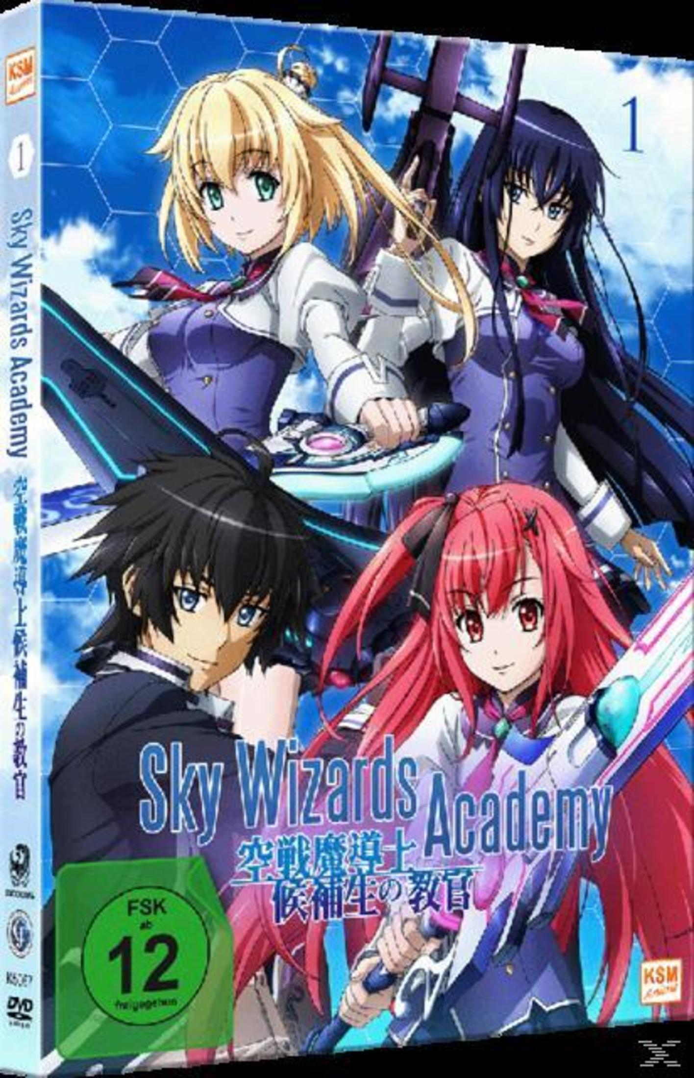 Personaggi anime con capelli biondi, neri e rossi su una copertina DVD.