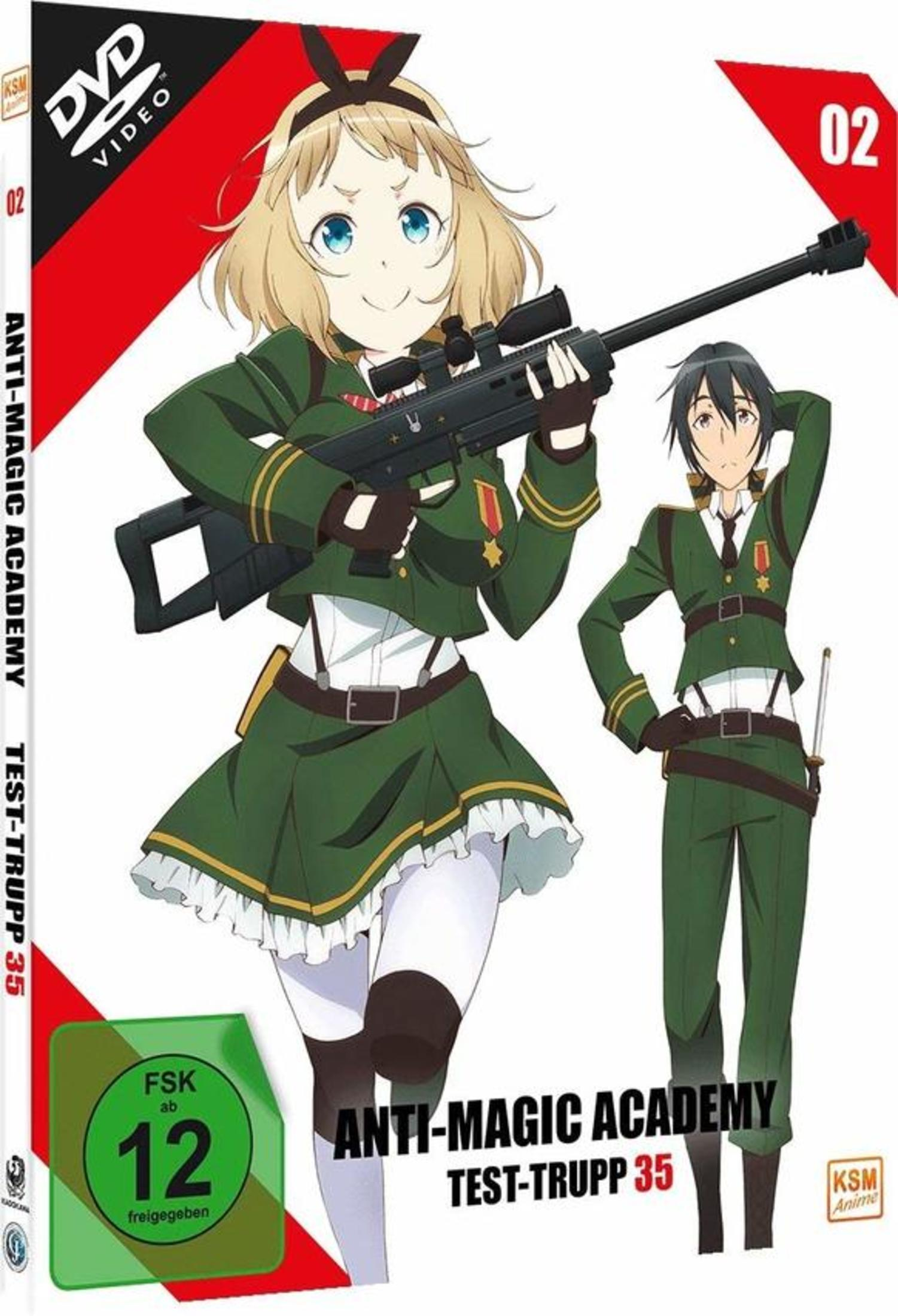 Copertina DVD anime con due personaggi in uniformi verdi, uno con un fucile.
