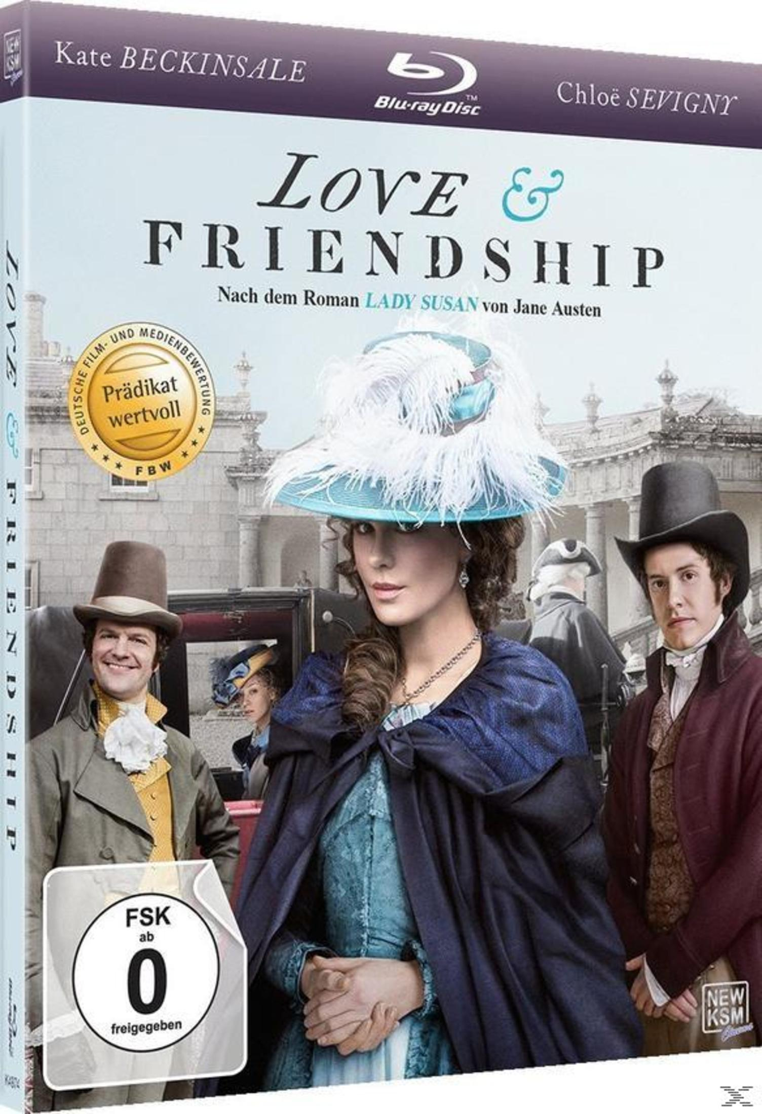 Copertina Blu-ray Love & Friendship, con Kate Beckinsale e Chloë Sevigny.