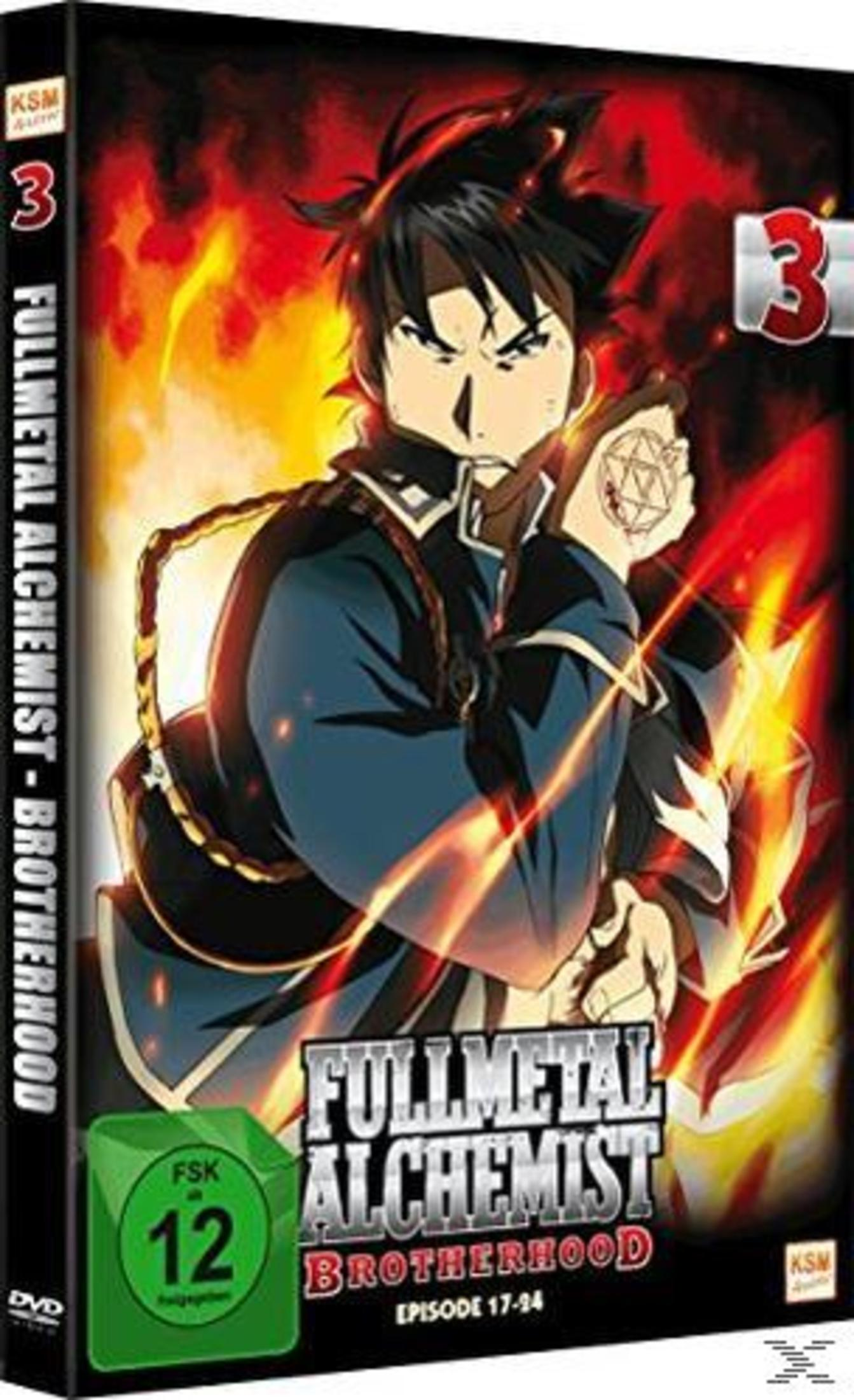 Copertina DVD anime: Uomo capelli neri davanti fiamme, titolo