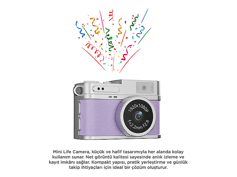 TORIMA CMR35 Video Kamera Mini Anahtarlık 1080P Dijital Fotoğraf