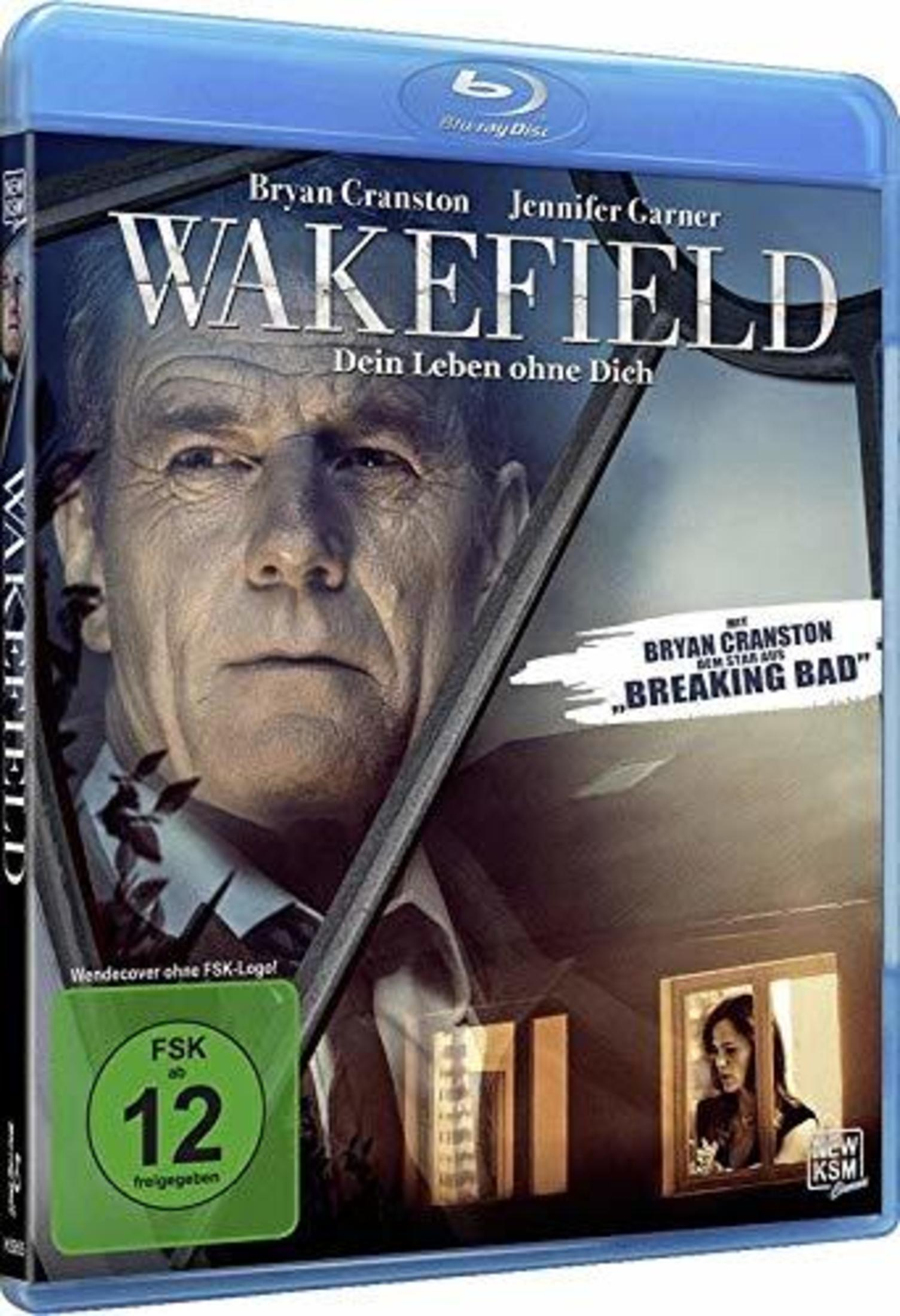 Copertina Blu-ray di Wakefield: Protagonisti Bryan Cranston e Jennifer Garner.
