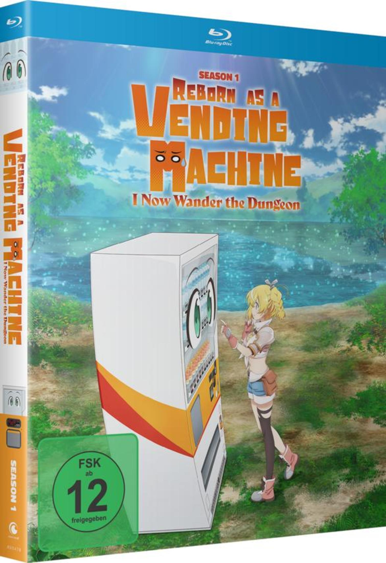 Copertina Blu-ray anime: Una ragazza davanti a un distributore automatico all'aperto.