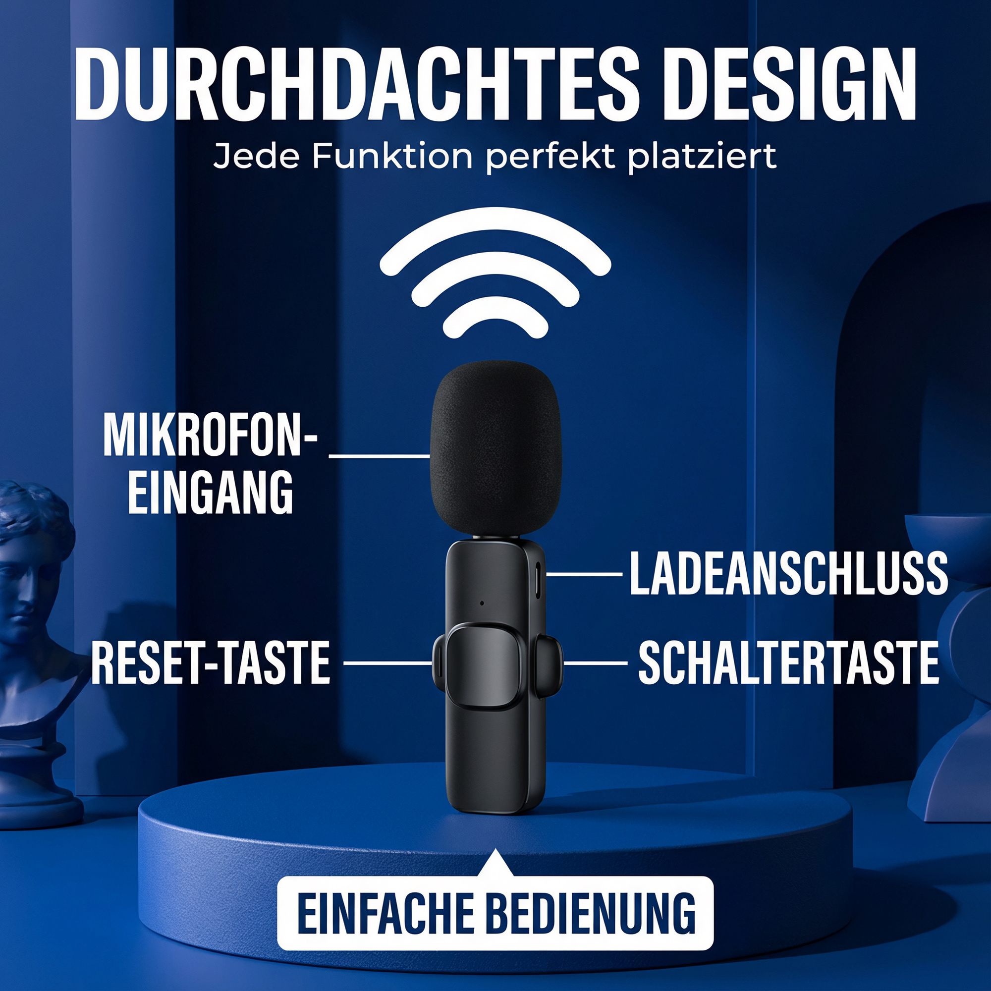 KIWIFOTOS Omnidirektionales Lavaliermikrofon, 3,5 mm TRS TRRS-Kondensator Lavalier-Ansteckmikrofon Aufnahmemikrofon für Kamera-Camcorder PC- Smartphones Camcorder Zoom Handy-Rekorder (2 m