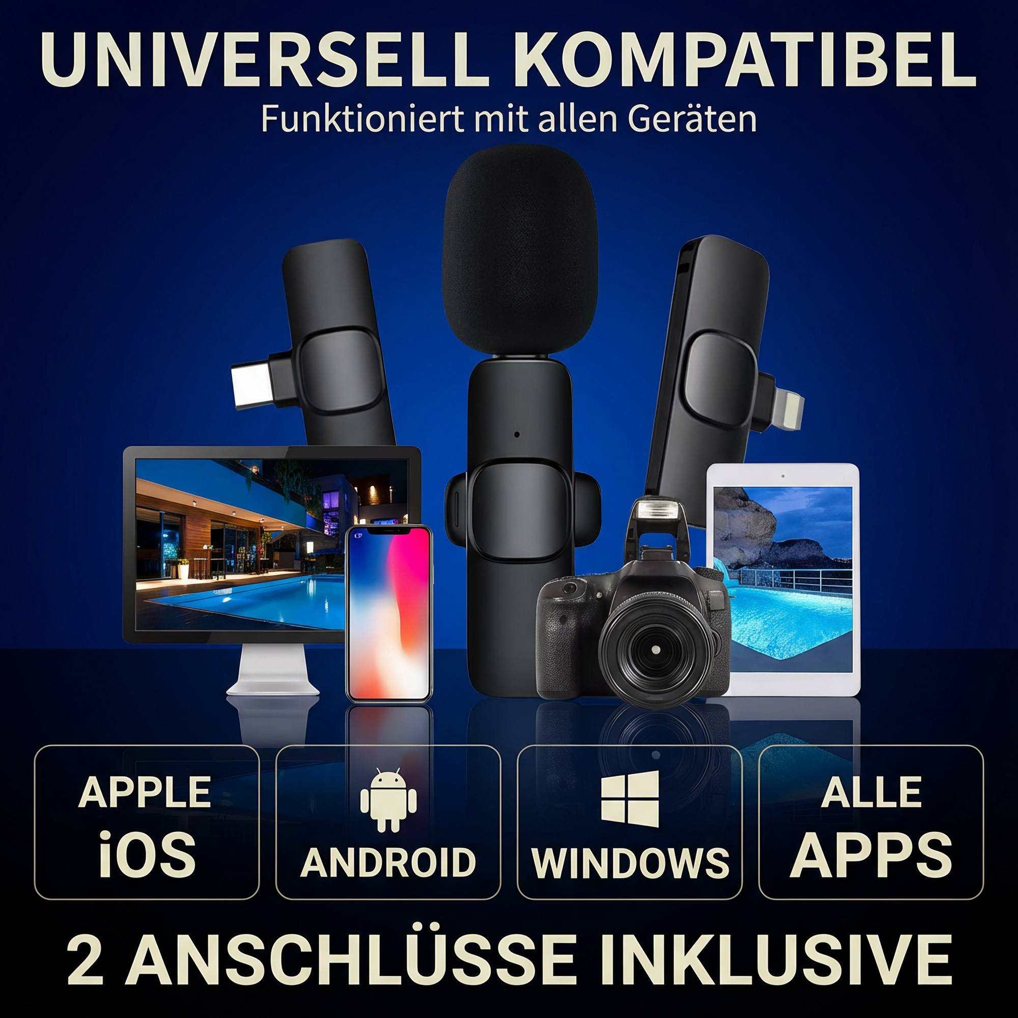 Lavalier-Microfoon, Professionele Clip-on Bedrade Microfoon