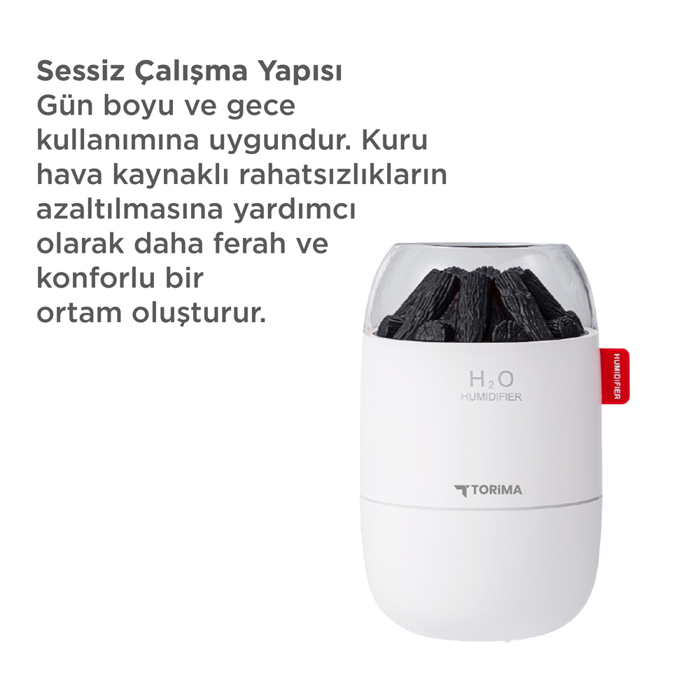 H2O logosuna sahip beyaz nemlendirici, içinde siyah içerik.