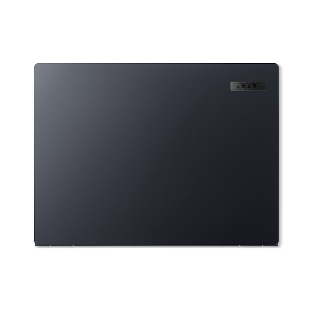 Laptop Acer grigio scuro, chiuso, con logo argentato in alto a destra.