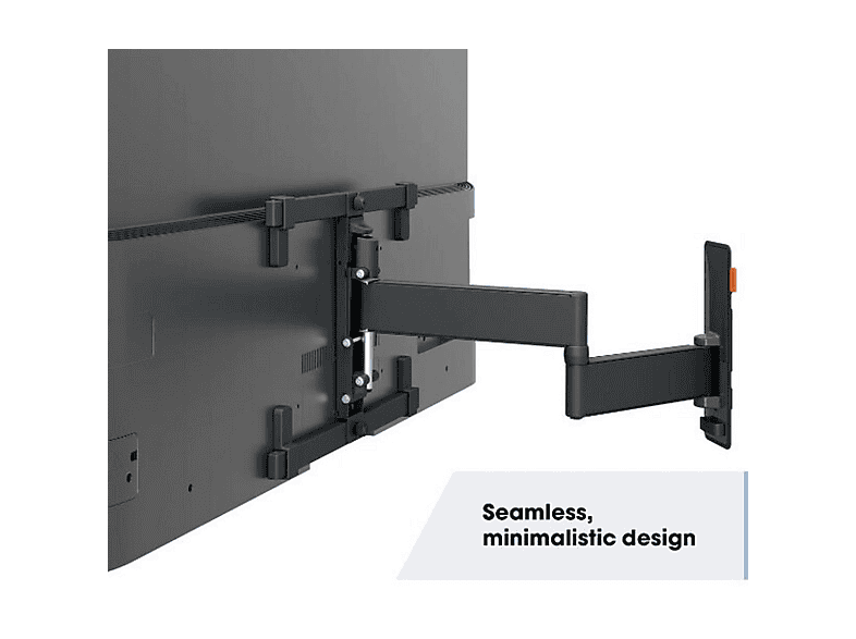 Supporto TV D-Line A Muro Per TV 23-50 Pollici, Movimento Totale, VESA 100x100-200x200, Regge Fino A 30 Kg - 2