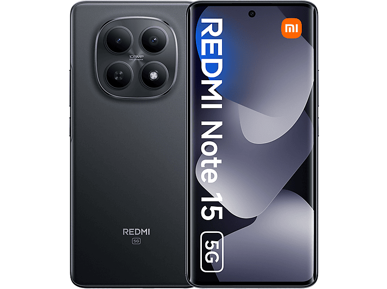 XIAOMI Redmi Note 15, Negro, Móvil Desconocido, 128 GB, 6 GB RAM