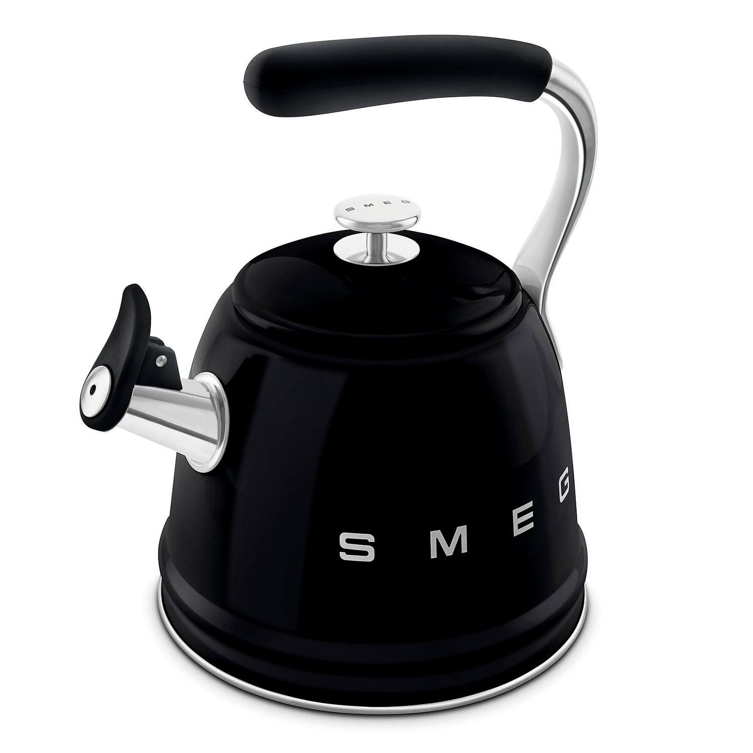 SMEG  Smeg 50's Style Set Üstü Düdüklü 2.3 lt CKLW2001BL Su Isıtıcı Siyah