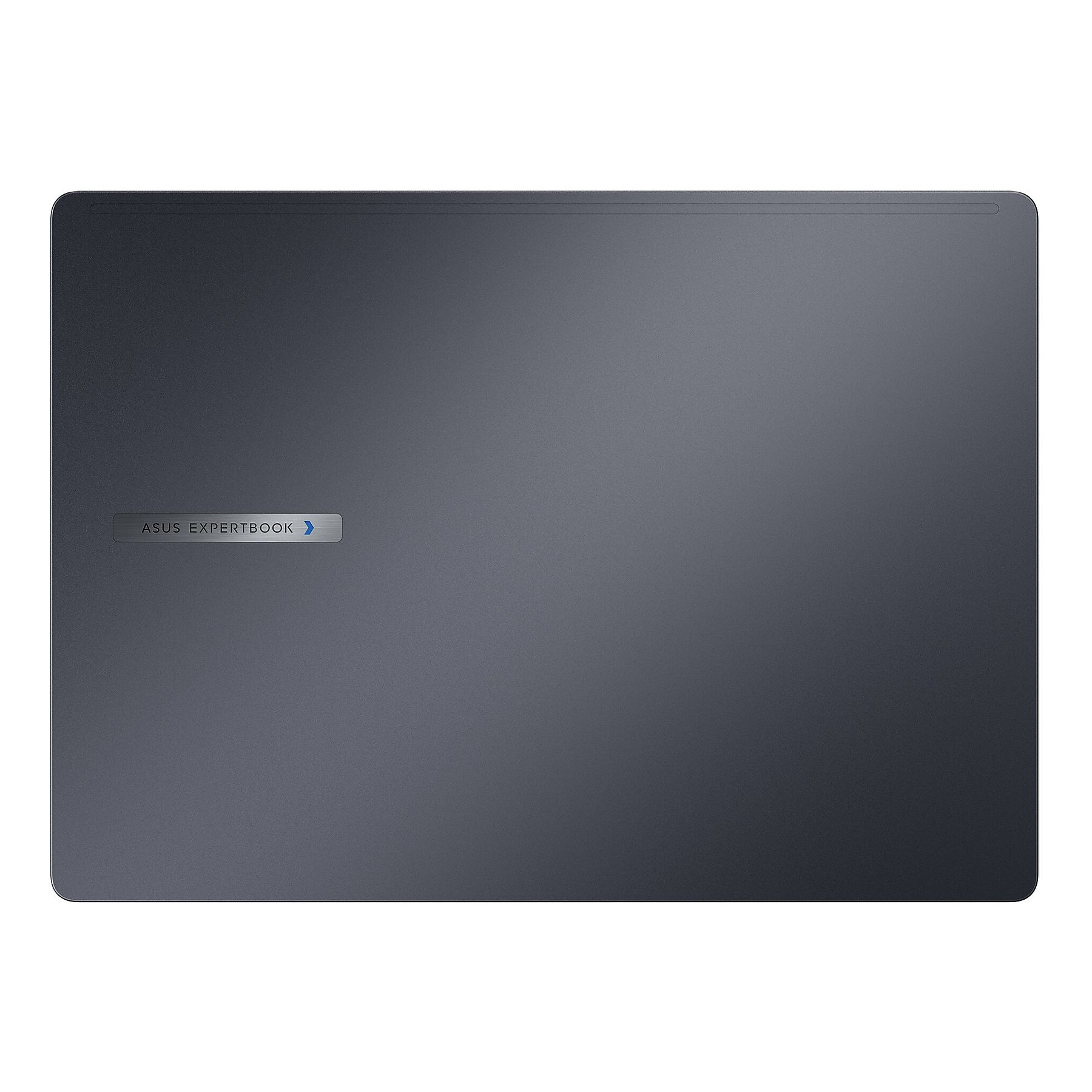 Laptop grigio scuro con logo "ASUS EXPERTBOOK".
